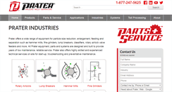 Desktop Screenshot of praterindustries.com